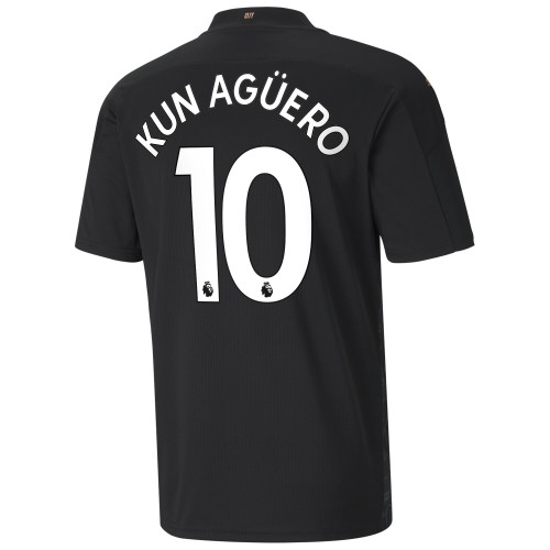 Manchester City Dres Sergio Aguero 10 Gostujući 2020/21 Kratkih Rukava Manchester City Dres Sergio Aguero 10 Gostujući 2020/21 Kratkih Rukava